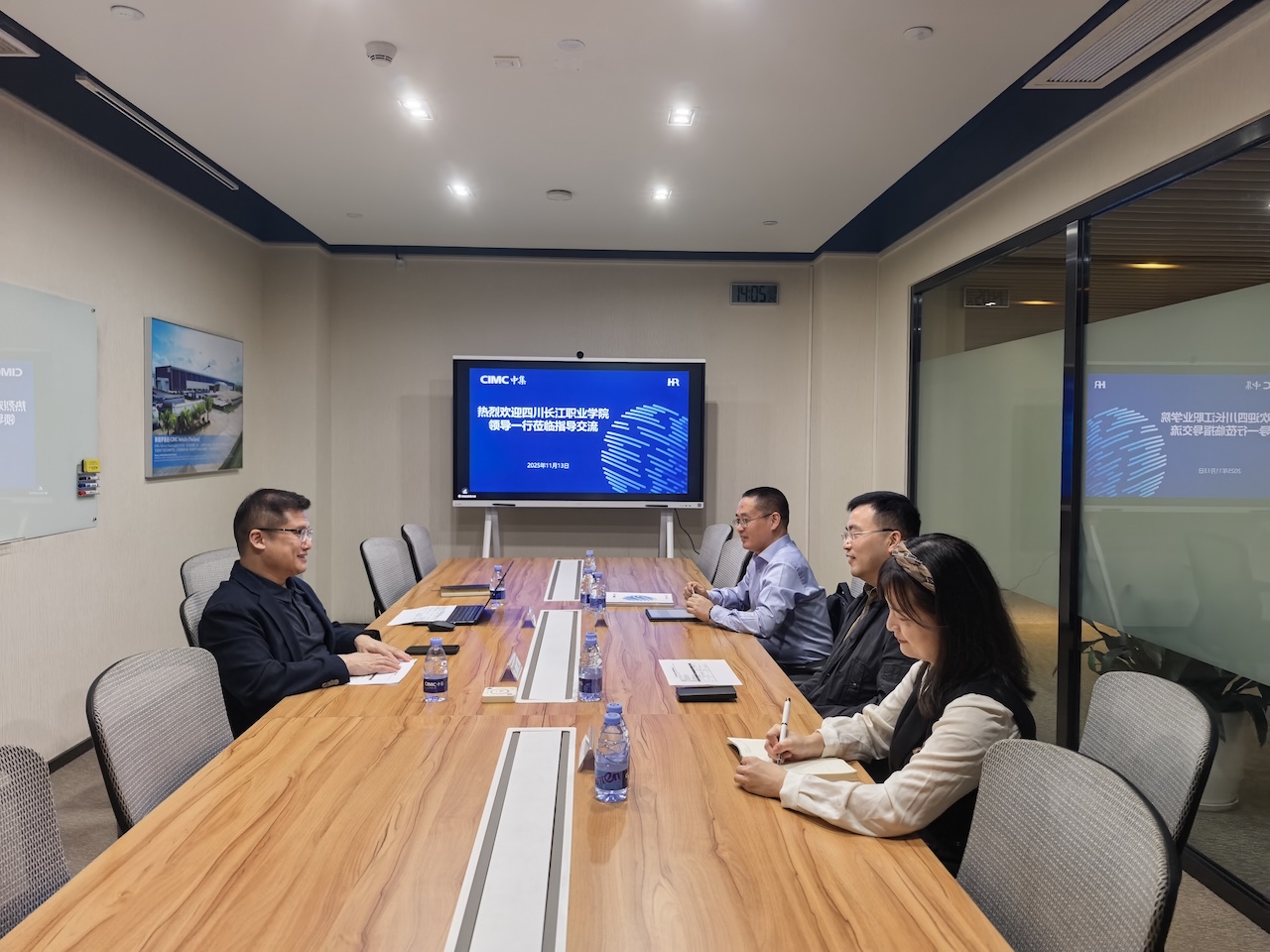 校企携手育匠才：校长韩虎带队走访中集集团